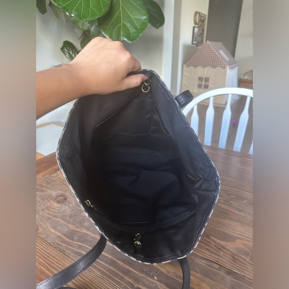 Coach Signature Turnlock Tote - Picture 7 of 8